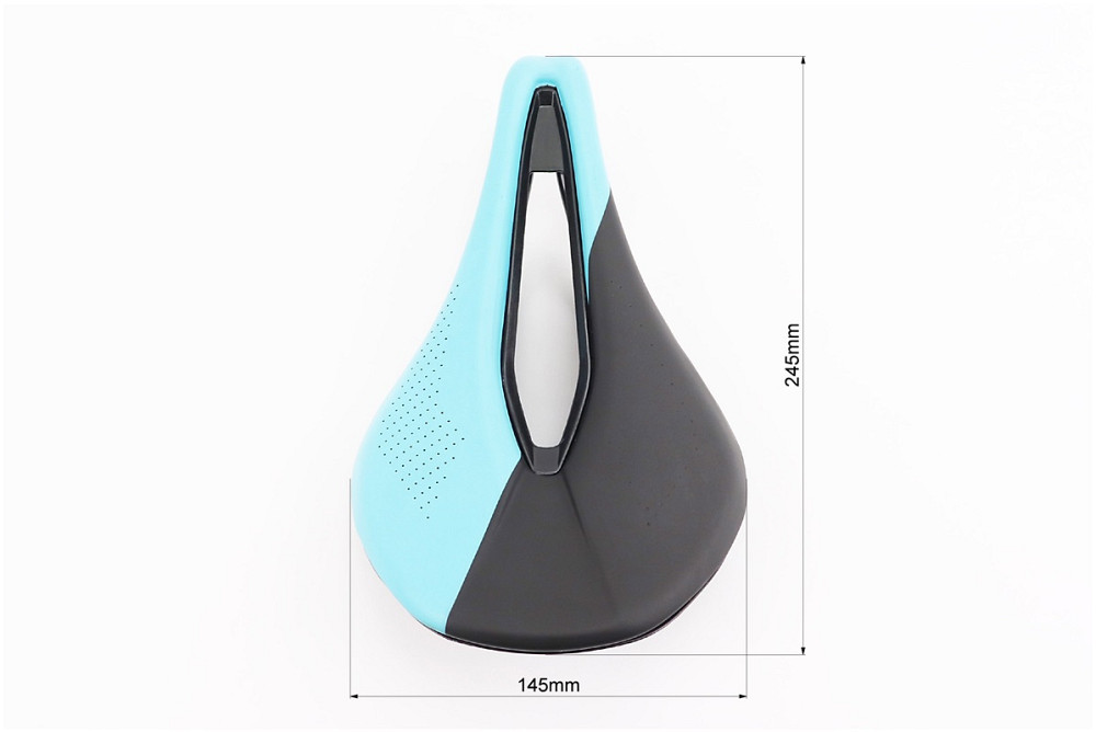 Сидіння MTB 245x145мм, чорно-блакитний FSK-5003 Київ - фото 3