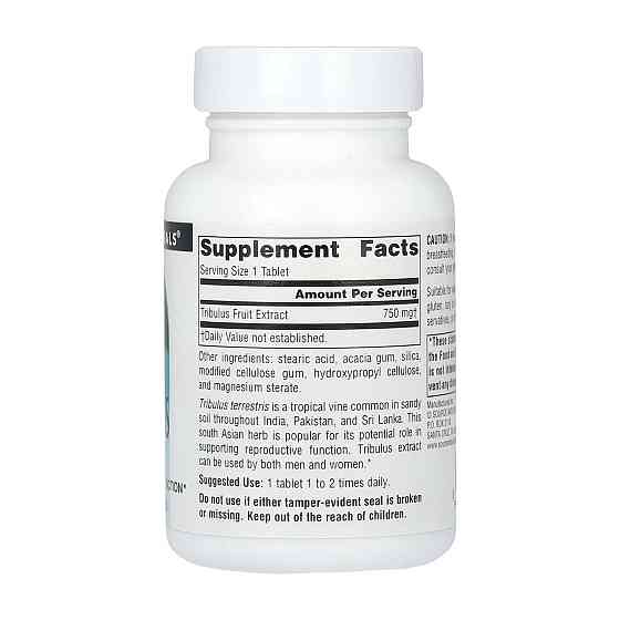 Трибулус Source Naturals Tribulus Extract 750mg 60 таб Киев
