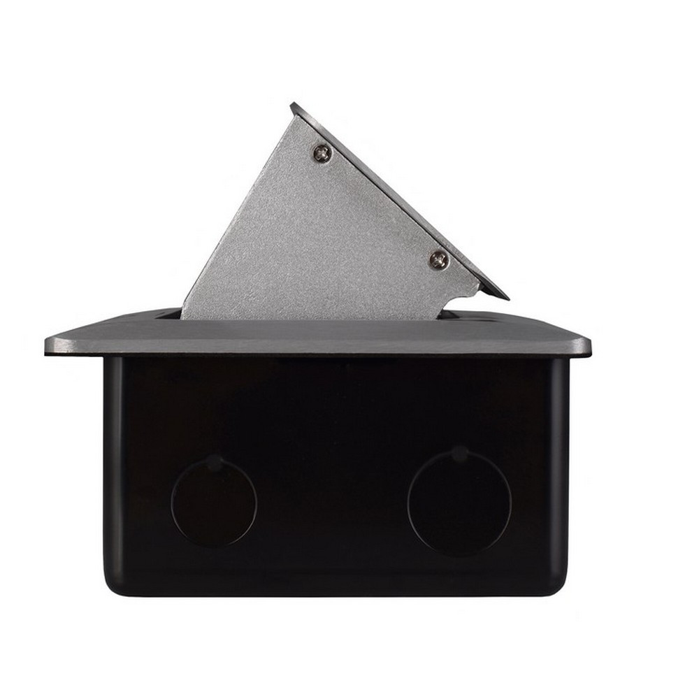 Розетковий люк підлоговий LIVOLO срібний, вбудований у підлогу, пустий корпус без розеток для наповнення будь-якими модулями, з кришкою, IP44, алюміні Коломыя - изображение 10