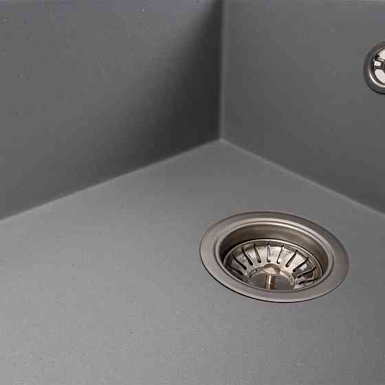 VALESO Гранітна мийка для кухні VALESO 7950 AZURIT матовий Сірий металік Киев