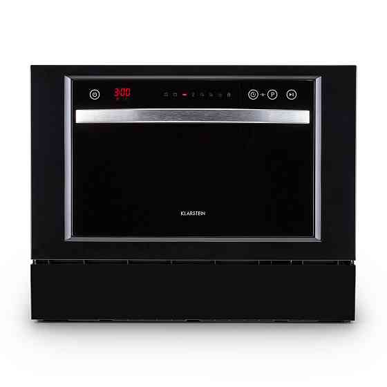 Посудомийна машина Amazonia 6 Luminance зі скляною передньою панеллю, окремішня, 1380 Вт, чорна Рівне