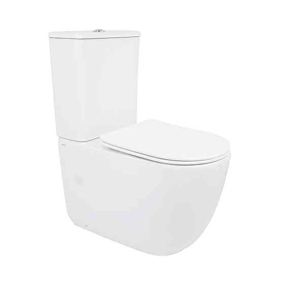 Унітаз підлоговий Qtap Leo Ultra Quiet 620×355×790 мм із сидінням Soft-close, White QTLEO27W49261 Київ