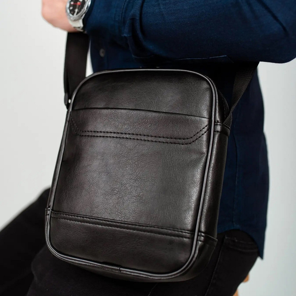 Сумка для документов удобная, Мужская небольшая сумка мессенджер, Сумки для документов GB-30 Львов - изображение 3