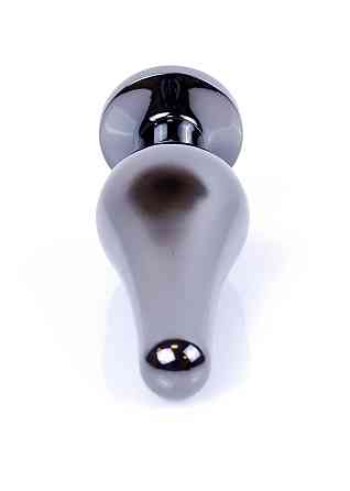 Анальна пробка - Jewellery Dark Silver Long Plug Pink Sex Aura Київ