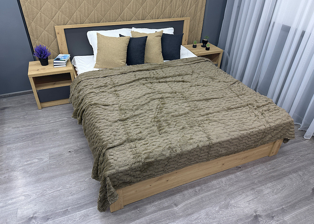 Плед-покривало 200х230 см (+-5см) Тауп (87-239) Київ - фото 5