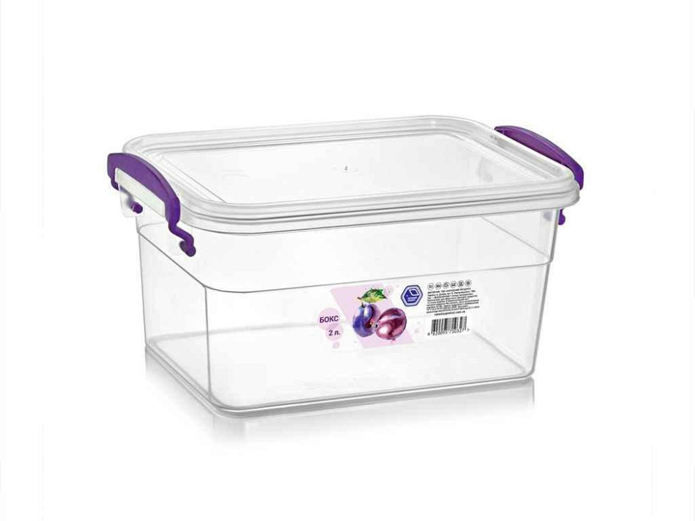 Контейнер 2л пл. з кришкою (14) ТМ НАРОДНИЙ ПРОДУКТ   Solmir Київ - фото 1