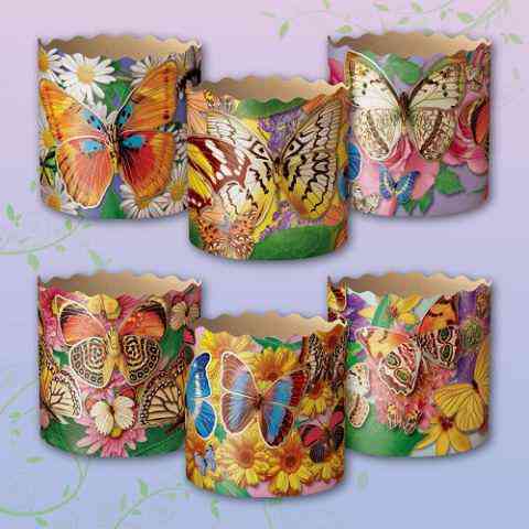 Форми для Пасок 250 гр d90 h85 Метелики 50 шт/пач. Харків