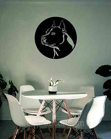 Декоративное настенное Панно «Стафф», Декор на стену 90*90 см, Черный Киев