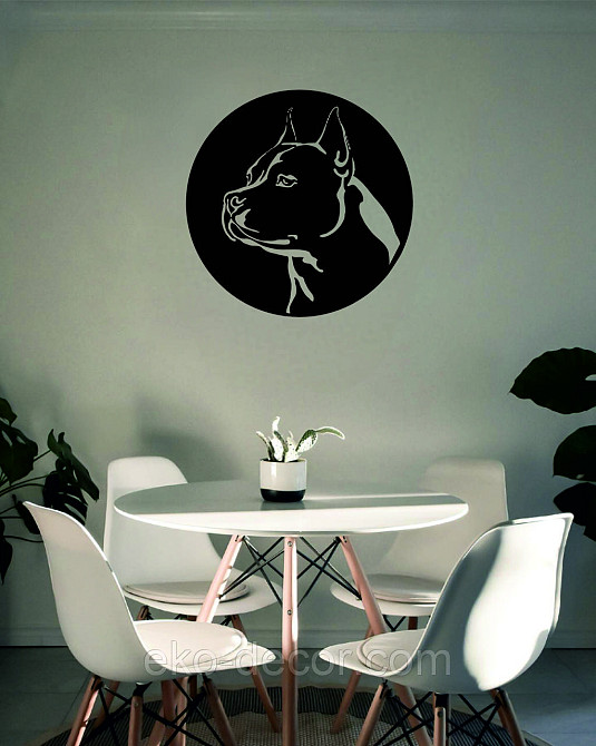 Декоративне настінне Панно «Стафф», Декор на стіну 90*90 см, Чорний Київ - фото 6