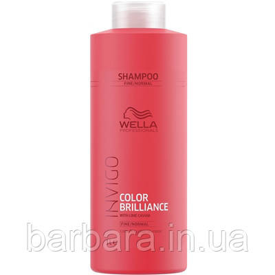 Шампунь для окрашенных жестких волос Wella Invigo Color Brilliance Окрашенные, 1000 мл Киев - изображение 2