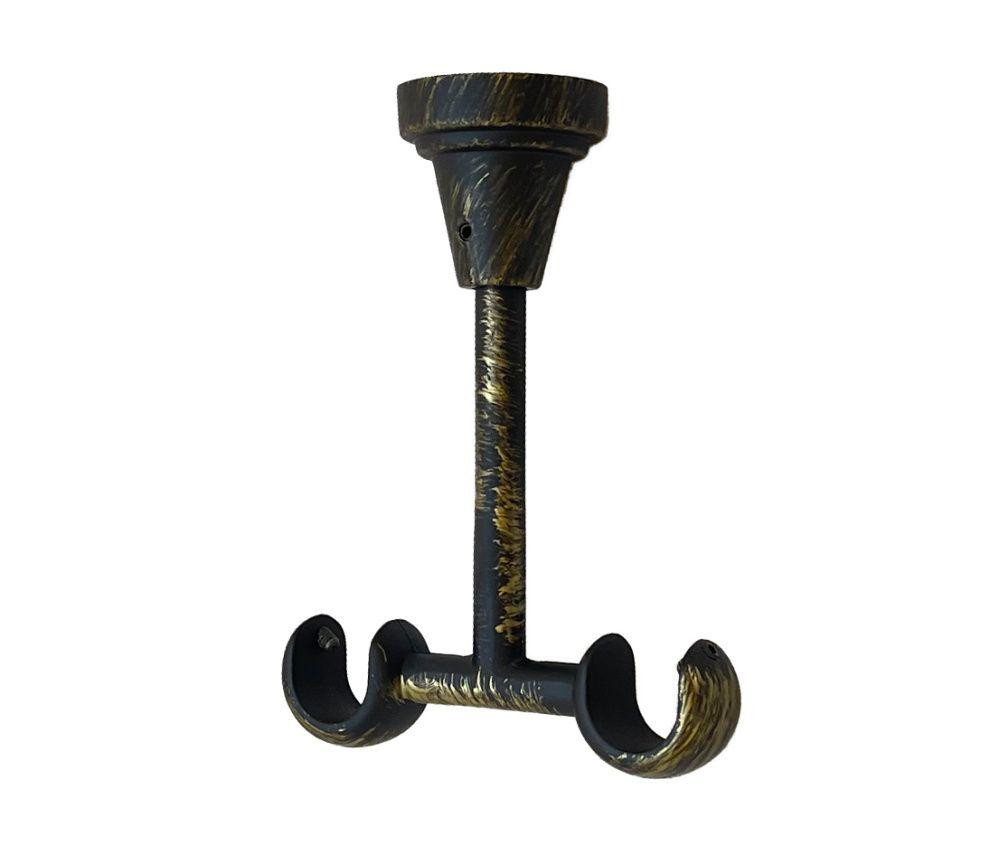 Тримач Orvit ВІДКРИТИЙ дворядний до СТЕЛІ 16\16 мм ЧОРНЕ ЗОЛОТО Львов - изображение 1