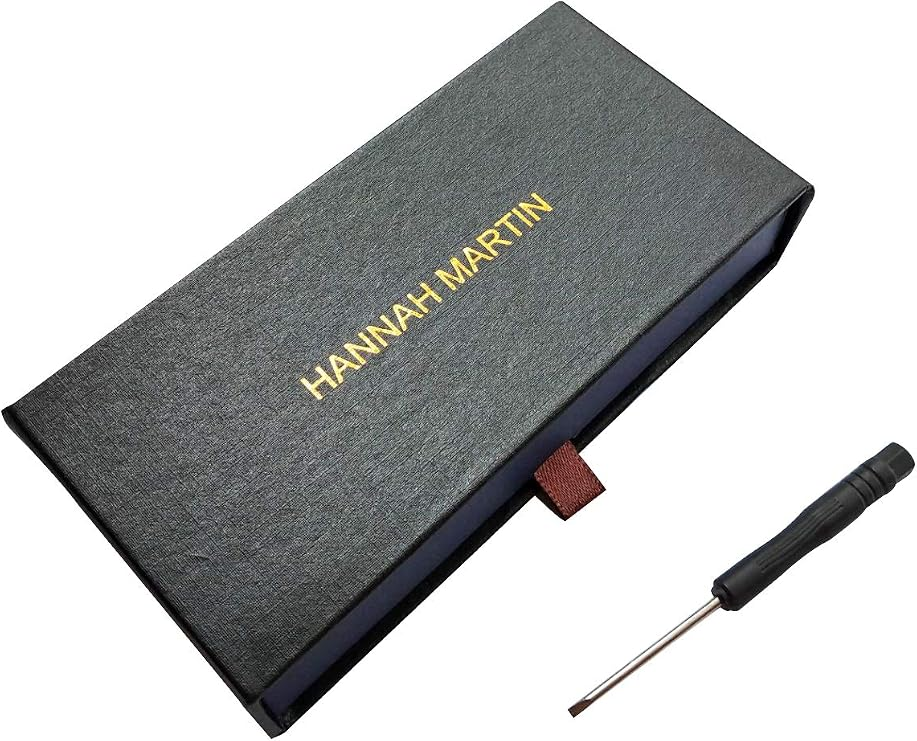 Жіночий наручний годинник HANNAH MARTIN Starlight Very Thin, кварцовий, ультратонкий, золотий браслет, чорний циферблат, 30 м Київ - фото 7
