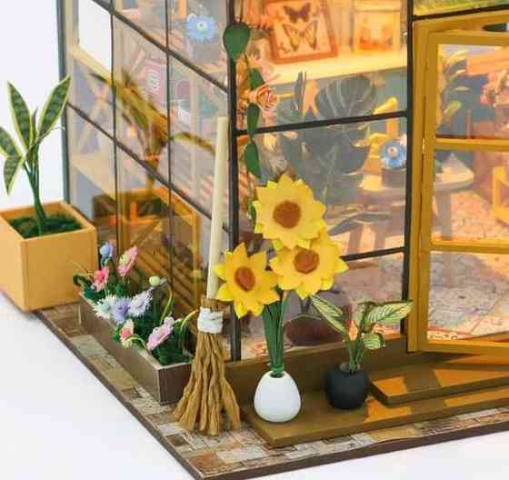 Конструктор 3D румбокс сборная модель цветочная оранжерея. Харьков