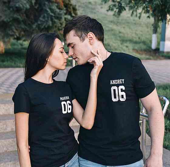 Парные футболки для парня и девушки Черновцы