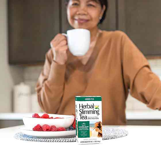 Травяной чай для похудения 21st Century Herbal Slimming Tea, Caffeine Free, 24 Tea Bags (Green Tea) Луцк