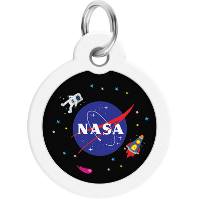 Адресник для животных WAUDOG Smart ID с QR-паспортом "NASA", круг 30 мм (230-0147) Винница - изображение 2