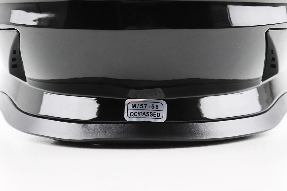 Шолом кросовий/ендуро/АТV зі склом BLD-819-7 М (57-58см), ЧОРНИЙ глянець Киев - изображение 7