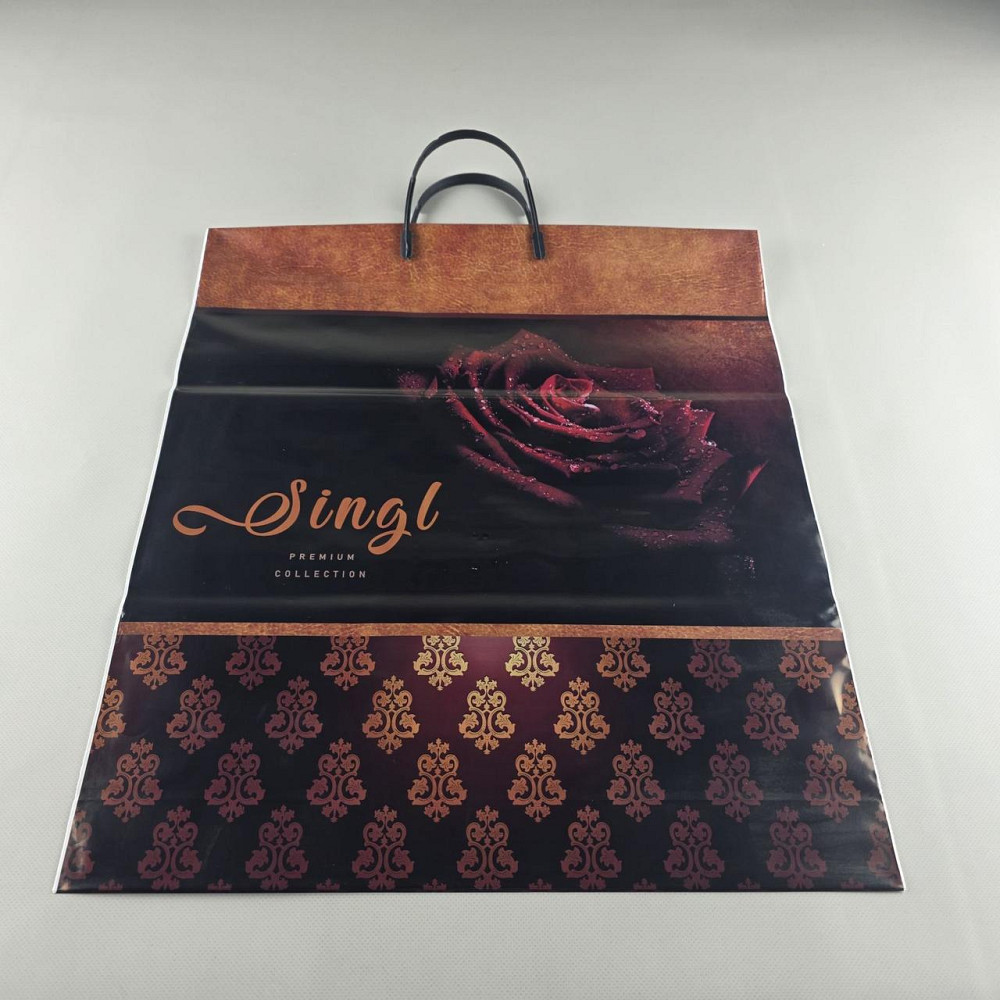 Пакет-сумка 40х45 з пластиковою ручкою  "Сингл" (10 шт) Харків - фото 1