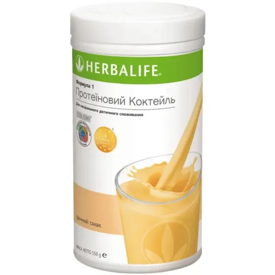 Збалансований коктейль зі смаком Диня Формула-1 Гербалайф Коктейль для контролю ваги, коктейль для енергії та схуднення Дніпро