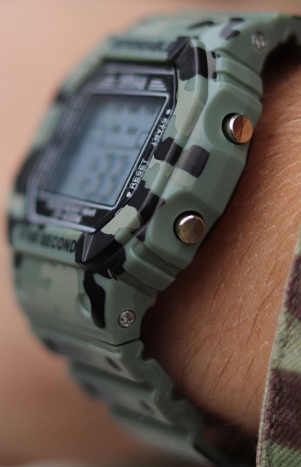 Мужские тактические часы Xinjia камуфляжные Цифровые Секундомер/таймер. Киев - изображение 6