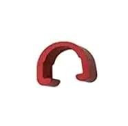 Клипса кожуха троса велосипеда (алюмний , красная) KL Мукачево - изображение 1