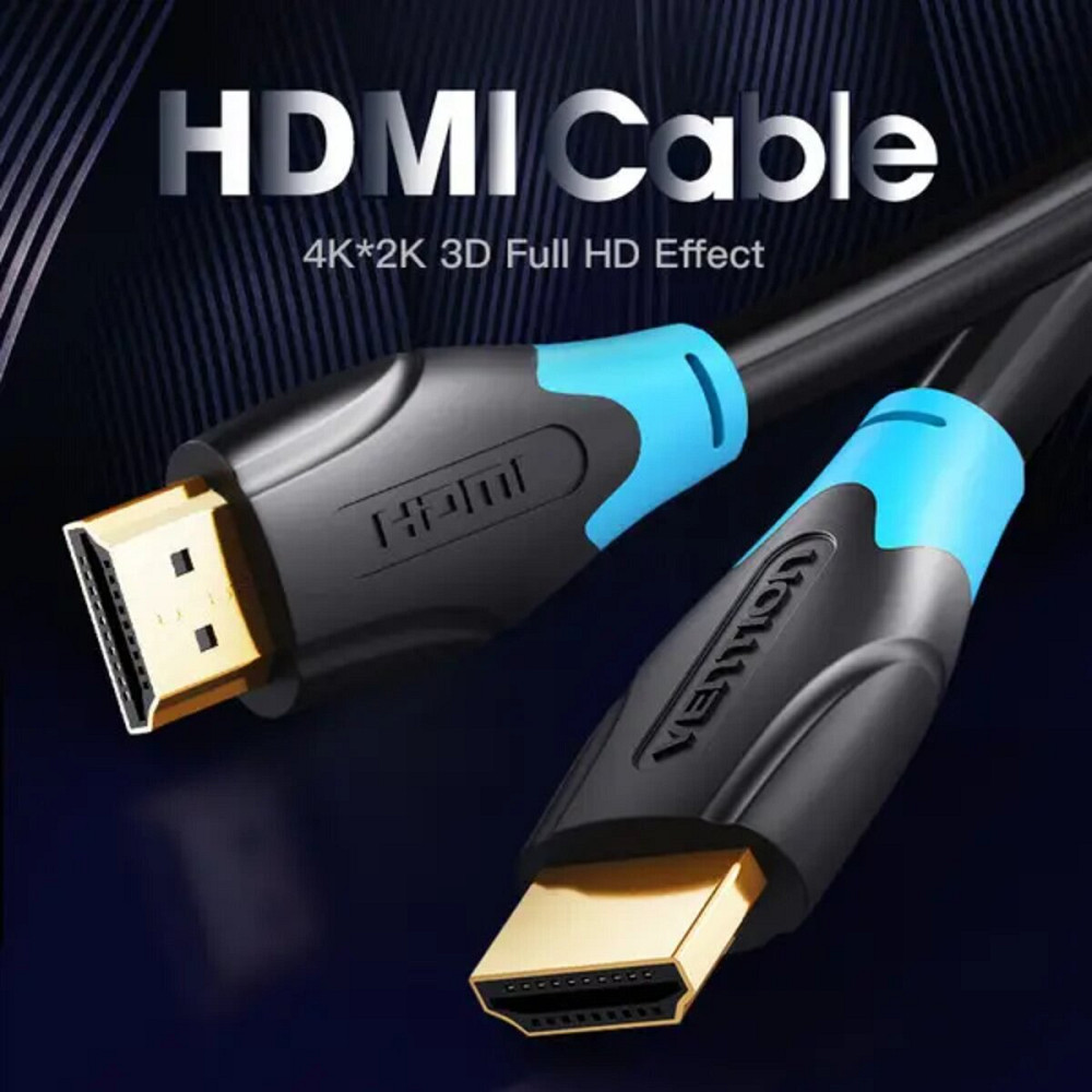 Кабель Vention HDMI-HDMI, 1 м, v2.0 (AACBF) Киев - изображение 2