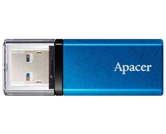 Флеш-накопичувач USB3.2 256GB Apacer AH25C Ocean Blue (AP256GAH25CU-1) Чорний Харків