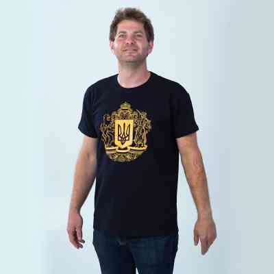 Футболка Sol's Imperial 190 Герб України чорний S (11500309/137S) Винница