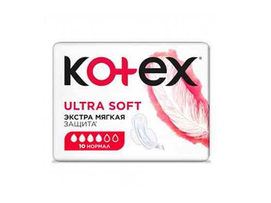 Прокладки гігієнічні 10 шт/4 кр. (Ultra Soft Normal) ТМ KOTEX   Solmir Київ