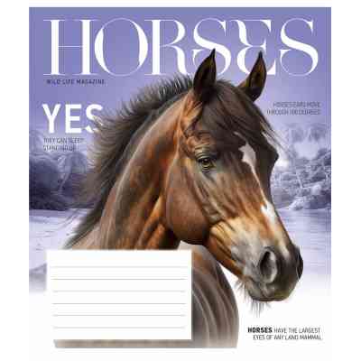 Зошит Школярик Fauna magazine 18 аркушів клітинка (018-3428K) Вінниця