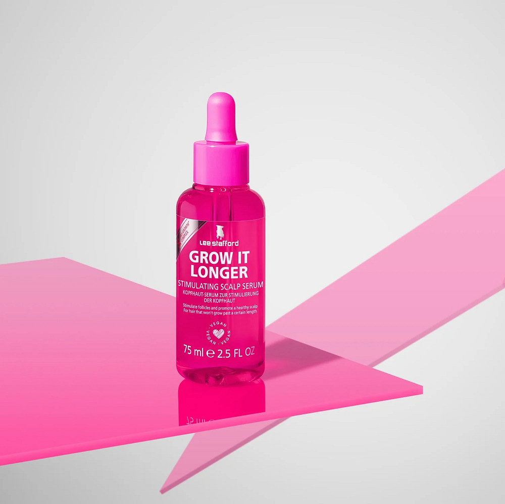 Стимулююча сироватка для шкіри голови Grow Strong & Long Stimulating Scalp Serum Lee Stafford 75 мл Київ - фото 2