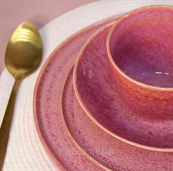 Салатник піала Olens "Pink" 17,5Х5 см кераміка рожева Київ