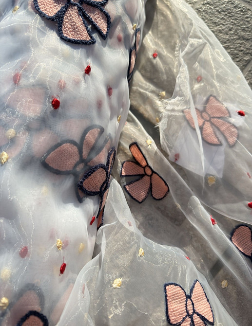 Ткань опт / органза вышитая - от 5 м Киев - изображение 6