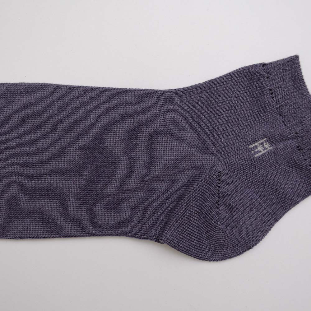 Набор носков мужских хлопковых 10 пар Youstar 050 Низкие 41-47 Черный фиолетовый Сумы - изображение 3