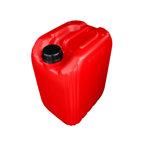 Каністра для палива PE 20л "Дельта Флоу" червона + кришка "Дельта"чорна АСТ Житомир - фото 1