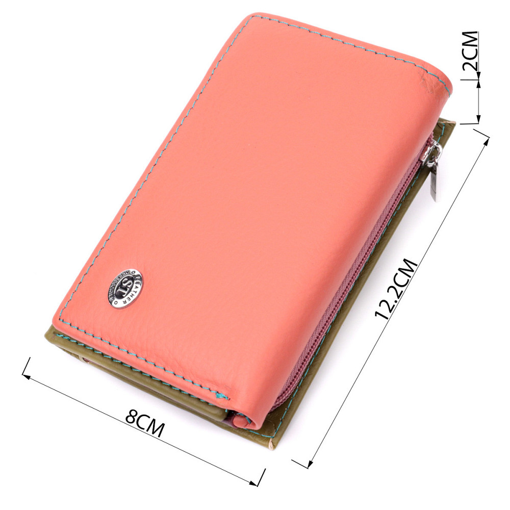 Модный женский кошелек из качественной натуральной кожи ST Leather 19464 Разноцветный Киев - изображение 3