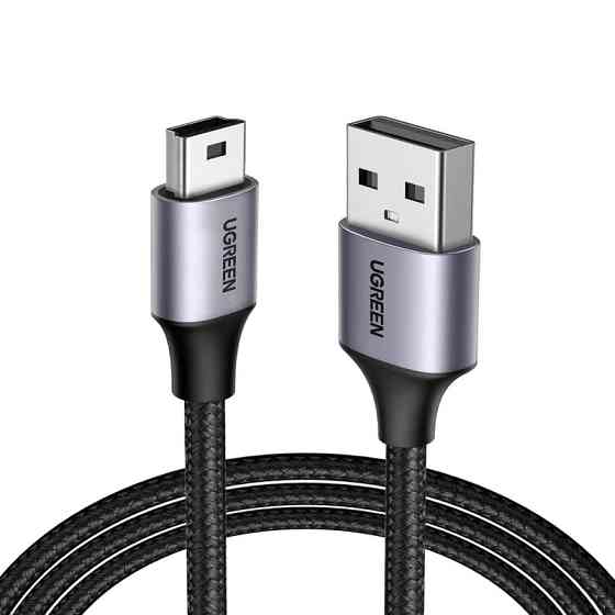Кабель Ugreen USB-A to Mini USB 2.0 US375 80796 (Чорний, 2м) Николаев