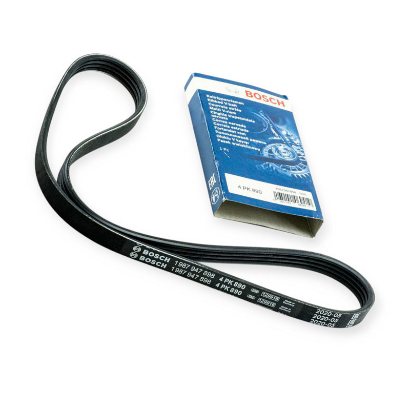 Ремінь генератора струмковий (4PK890) Мукачево - фото 1