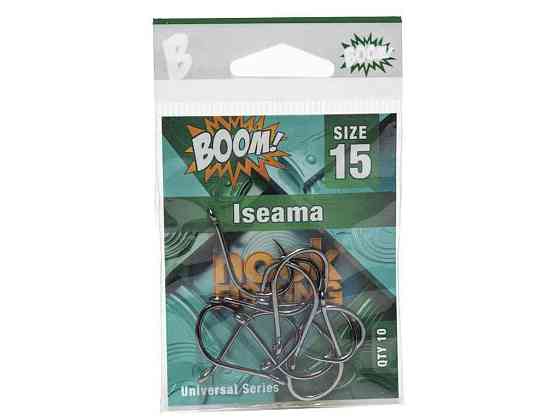 Крючок для мирной рыбы Iseama No15 (10 шт/уп) (BN) ТМ BOOM Киев