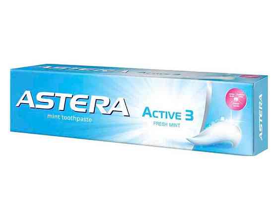 Зубна паста Active 3 Fresh Mint 110г ТМ Astera Київ