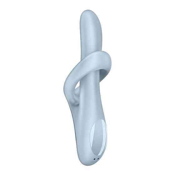 Вібратор з ротацією Satisfyer Heat Flex 4 Blue, підігрів до 39°C Sex Aura Київ