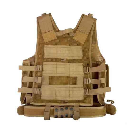 Розвантажувальний жилет Kombat UK Cross Draw Tactical Vest (Койот) Вінниця