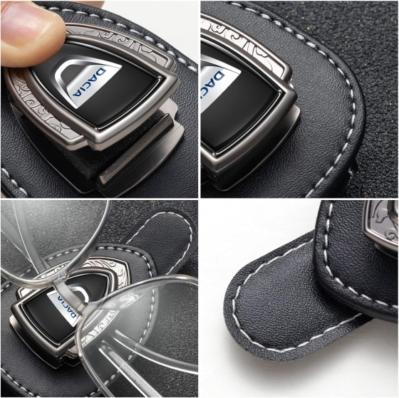 Автомобільний тримач, кліпса на сонцезахисний козирок для окулярів, карток з емблемою DACIA Луцьк