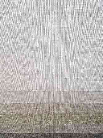 Шпалери метрові вінілові на флізеліні Sintra Structure однотонні під тканину смужки сіточкою білі 460405 Київ
