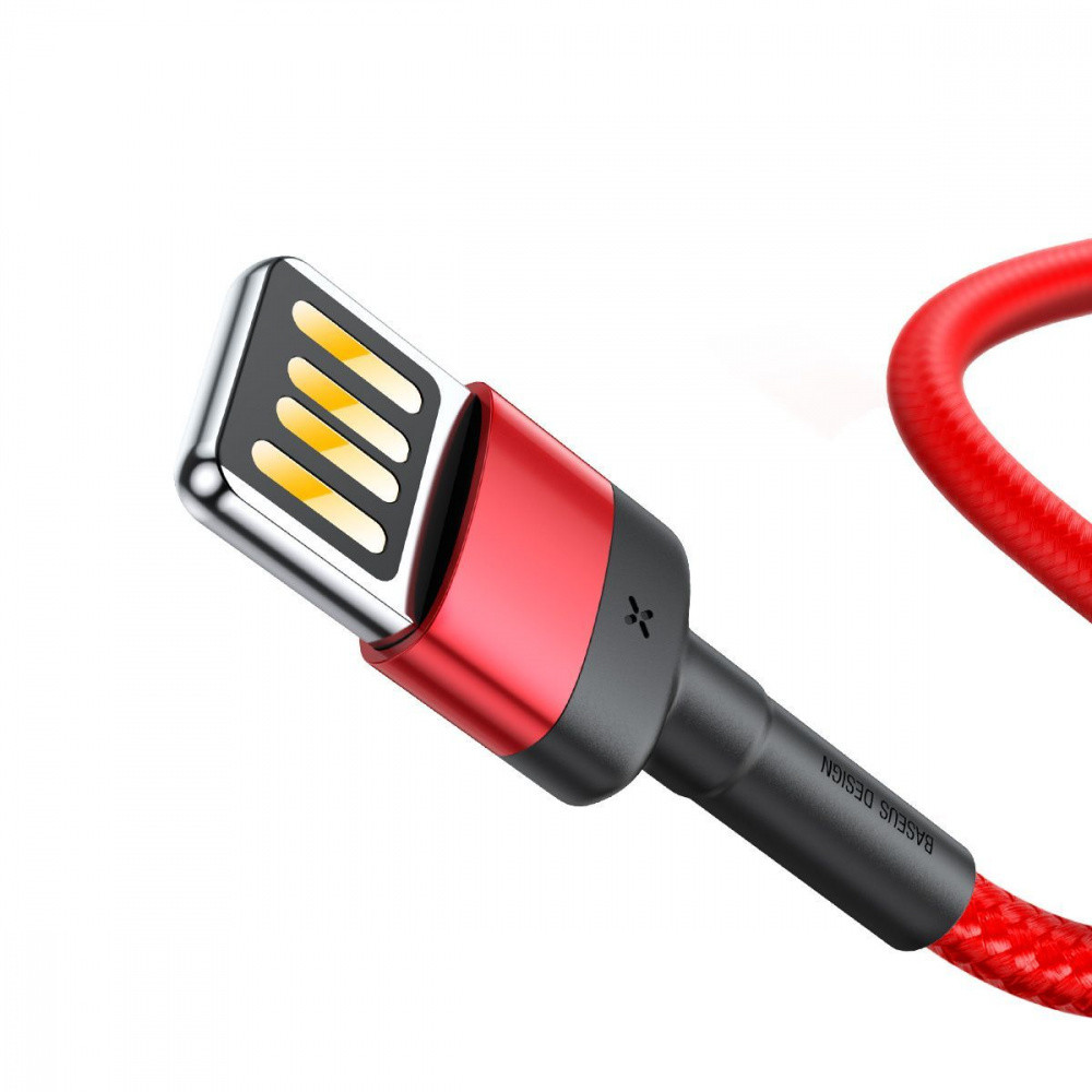 Кабель Baseus Cafule Lightning Special Edition 2.4A 1м сірий Львів - фото 6