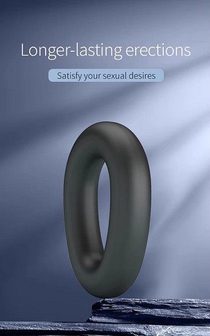 Ерекційне кільце Crazy Bull - Vesper Silicone Cock Ring, BI-210243 Sex Aura Київ - фото 3