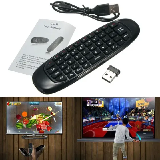 Гироскопная аэромышь пульт с клавиатурой Air Mouse I8 Коломыя