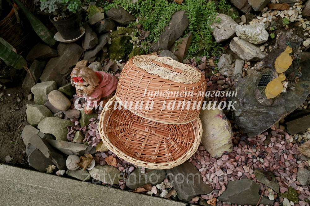 Хлебница плетеная светло коричневая Киев - изображение 4