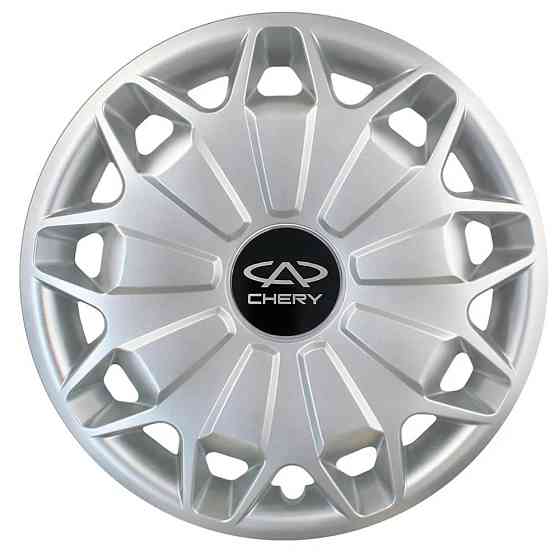 Автомобільні модельні ковпаки R16 Chery 419 4шт, SJS, сріблясті Київ