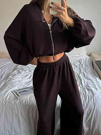 Жіночий трендовий костюм з турецького трикотажу oysho Шоколад Одеса